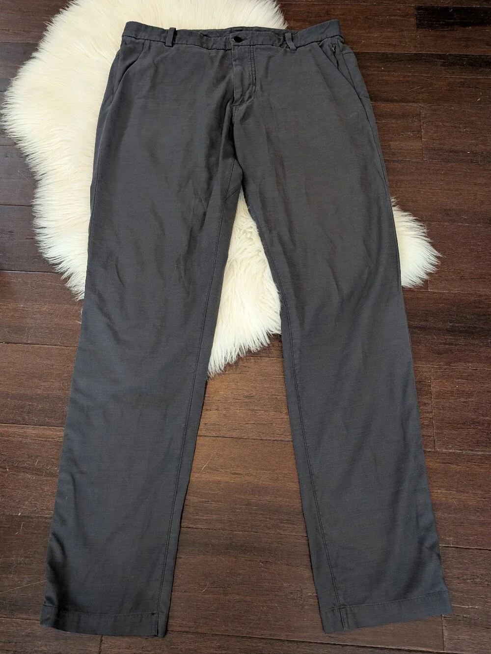 Lululemon Commission ABC Pants Men's 34 Grey Black E40416 Size 34 32